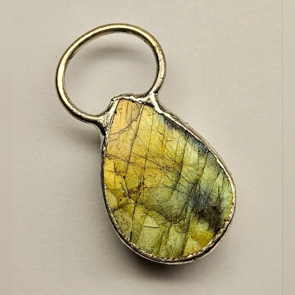 Labradorite Teardrop Pendant